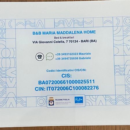Maria Maddalena Home Bari Exterior foto